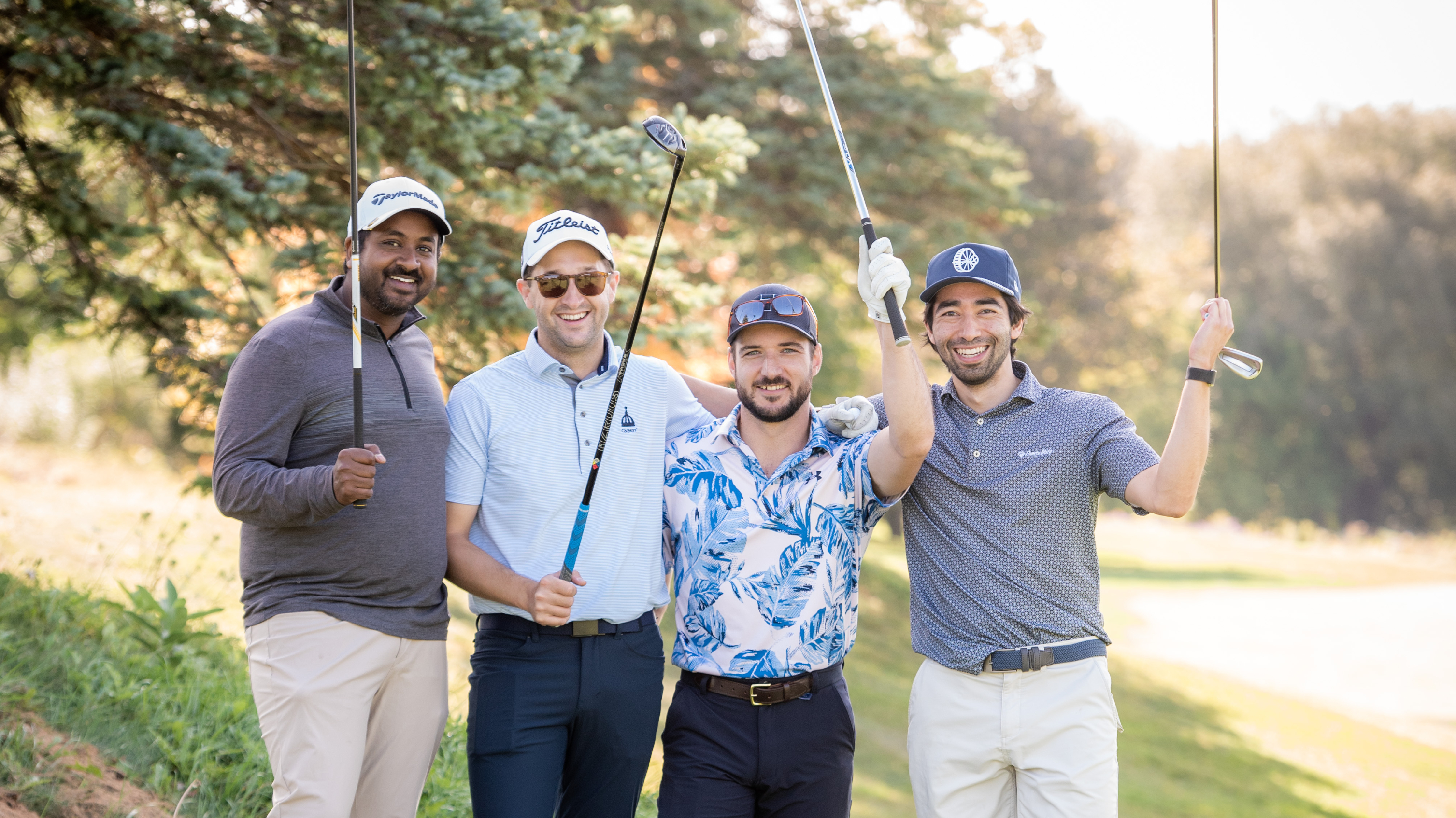 Presenting sponsor foursome: Shehan Ragavan, Dr. Michael Baxter, Dr. Graeme Hoit and Dr. Jordan Farag.